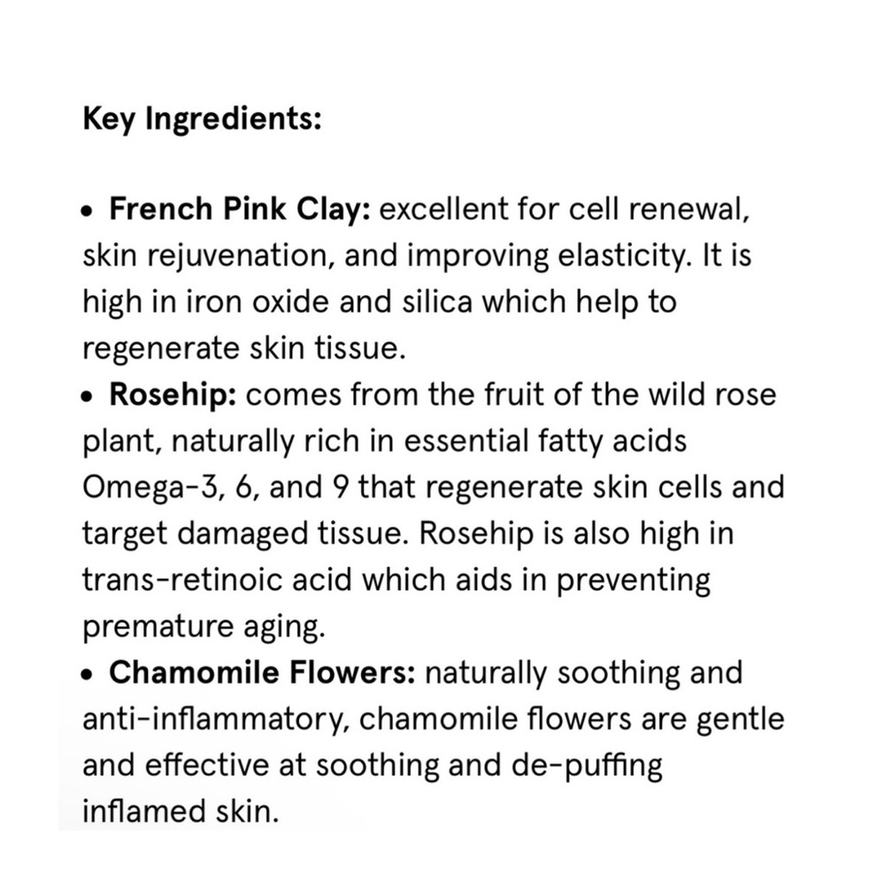 SOLD Herbivore Pink Clay Exfoliating Mask NWT - Picture 3 of 7